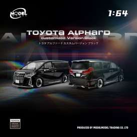 Toyota  - Alphard  black - 1:64 - ModelModel - MM64-Alphard-001 - MM64-Alphard-001 | The Diecast Company