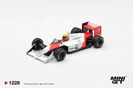 McLaren  - MP4/4 1988 white/red - 1:64 - Mini GT - MGT01228-L - MGT01228-L | The Diecast Company