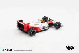 McLaren  - MP4/4 1988 white/red - 1:64 - Mini GT - MGT01228-L - MGT01228-L | The Diecast Company