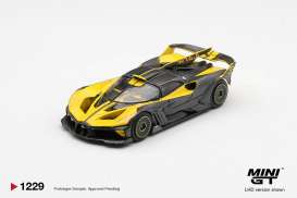 Bugatti  - Bolide 2020 yellow - 1:64 - Mini GT - MGT01229-L - MGT01229-L | The Diecast Company