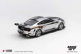 Shelby  - GT500 2020 chrome silver - 1:64 - Mini GT - MGT01230-BL - MGT01230-BL | The Diecast Company