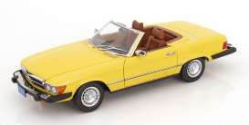 Mercedes Benz  - 450 SL R107 1979 yellow - 1:12 - KK - Scale - KKDC120263 - KKDC120263 | The Diecast Company