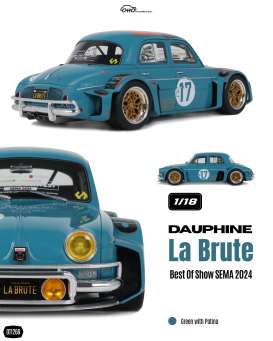 Renault  - Dauphine 2024 blue - 1:18 - OttOmobile Miniatures - OT1268 - OT1268 | The Diecast Company