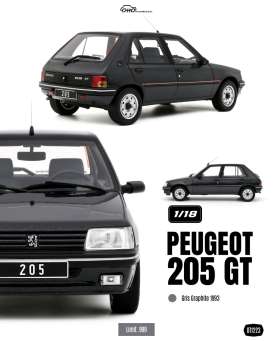 Peugeot  - 205 GT 1993 grey - 1:18 - OttOmobile Miniatures - OT1223 - OT1223 | The Diecast Company