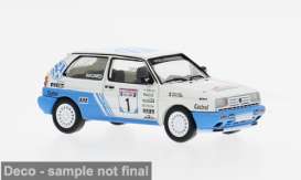 Volkswagen  - Rally Golf 1991 white/blue - 1:87 - Brekina - 1012671 - PCX871596 | The Diecast Company