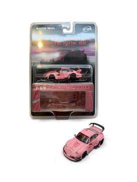 Porsche  - RWB 930 matte pink - 1:64 - ModelModel - MM64-RWB993-013 - MM64-RWB993-013 | The Diecast Company