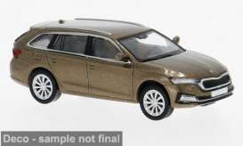 Skoda  - Octavia IV Combi 2019 brown - 1:87 - Brekina - 1004143 - PCX870599 | The Diecast Company