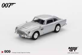 Aston Martin  - DB5 2006 silver - 1:64 - Mini GT - MGT00909-007S - MGT00909-007S | The Diecast Company