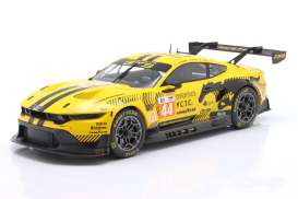 Ford Mustang - GT3 2024 yellow - 1:18 - IXO Models - LEGTMUS-LM24044 - ixoLEGTMUS-LM24044 | The Diecast Company