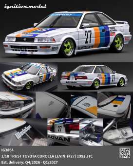 Toyota  - Corolla Levin various - 1:18 - Ignition - IG3864 - IG3864 | The Diecast Company