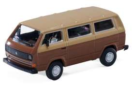 Volkswagen  - T3 brown/beige - 1:64 - Schuco - S452040109 - schuco452040109 | The Diecast Company