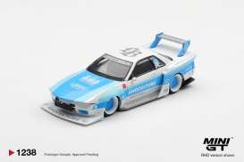 Nissan  - Skyline GTR (R32) 2026 white/blue - 1:64 - Mini GT - MGT01238-R - MGT01238-R | The Diecast Company