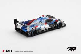 BMW  - M Hybrid V8 GTP 2024 white/blue/red - 1:64 - Mini GT - MGT01241-L - MGT01241-L | The Diecast Company