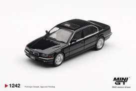 BMW  - 750 IL 1999 black - 1:64 - Mini GT - MGT01242-L - MGT01242-L | The Diecast Company