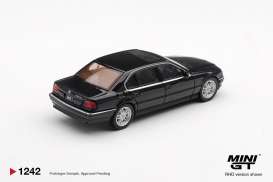 BMW  - 750 IL 1999 black - 1:64 - Mini GT - MGT01242-L - MGT01242-L | The Diecast Company