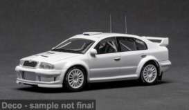Skoda  - Octavia WRC 2001 white - 1:43 - IXO Models - 1009802 - ixoCLC682 | The Diecast Company