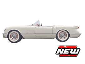 Chevrolet  - Corvette  1955 white - 1:64 - Maisto - 20-25918 - mai25918 | The Diecast Company