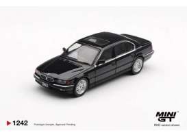 BMW  - 750 IL 1999 black - 1:64 - Mini GT - MGT01242-R - MGT01242-R | The Diecast Company