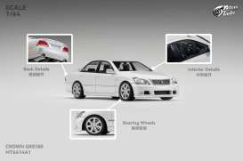 Toyota  - Crown S184 white - 1:64 - Microturbo - MT6414A1 - MT6414A1 | The Diecast Company