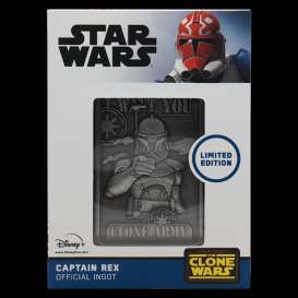Ingot Star Wars - The Clone Wars Captain Rex  - Fanattik - K-039 - fanK-039 | The Diecast Company