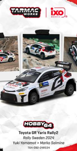 Toyota  - Yaris 2024 various - 1:64 - Tarmac - T64-092-24RS34 - TC-T64-092-24RS34 | The Diecast Company