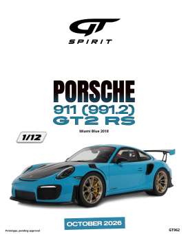 Porsche  - 911 2018 miami blue - 1:12 - GT Spirit - GT962 - GT962 | The Diecast Company