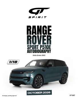 Range Rover  - Sport  P510E Autobiography  2022 green - 1:18 - GT Spirit - GT1007 - GT1007 | The Diecast Company