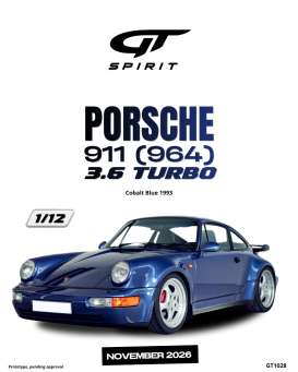 Porsche  - 911 (964) 1993 blue - 1:12 - GT Spirit - GT1028 - GT1028 | The Diecast Company