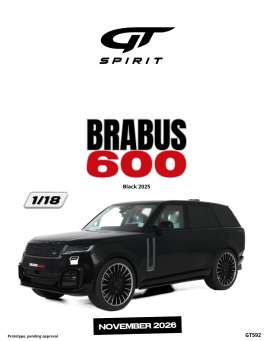 Brabus  - 600 2025 black - 1:18 - GT Spirit - GT592 - GT592 | The Diecast Company