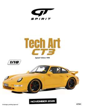 Techart  - CT3 Speed 1995 yellow - 1:18 - GT Spirit - GT591 - GT591 | The Diecast Company