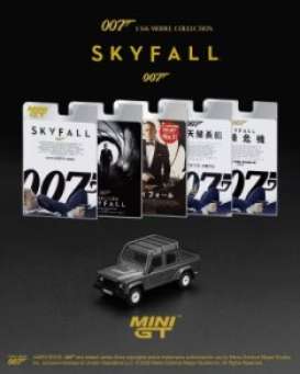 Land Rover  - Defender 110 2012 grey - 1:64 - Mini GT - MGT00918-007TC - MGT00918-007TC | The Diecast Company