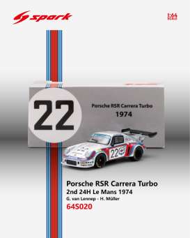 Porsche  - 911 Carrera Turbo 1974 various - 1:64 - Spark - 64S020 - spa64S020 | The Diecast Company