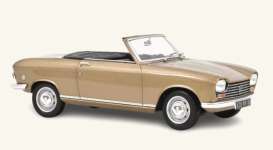 Peugeot  - 204 Cabriolet 1967 metallic beige - 1:18 - Norev - 184960 - nor184960 | The Diecast Company