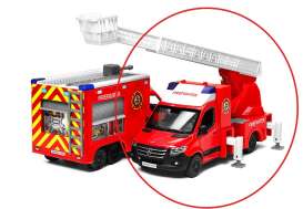 Mercedes Benz  - Sprinter red/white - Kinsmart - 5478 - KT5478lad | The Diecast Company