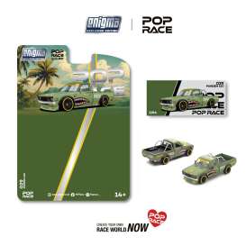 Datsun  - 620 green - 1:64 - Pop Race Limited - PRE029 - PRE029 | The Diecast Company