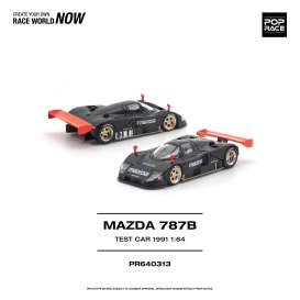 Mazda  - 787B 1991 black/red - 1:64 - Pop Race Limited - PR640313 - PR640313 | The Diecast Company