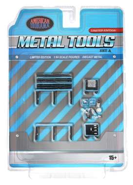 Tools Garage Accessoires - Set A blue - 1:64 - American Diorama - AD-2449 - AD-2449 | The Diecast Company