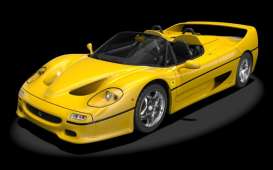 Ferrari  - F50 yellow - 1:8 - Pocher - POC-HK63 - PocherHK63 | The Diecast Company