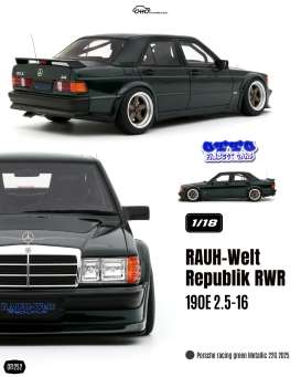 Mercedes Benz  - 190 E 2025 green metallic - 1:18 - OttOmobile Miniatures - OT1252 - OT1252 | The Diecast Company