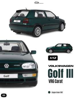 Volkswagen  - Golf III VR6 Carat 1992 dragon green - 1:12 - OttOmobile Miniatures - G099 - OTG099 | The Diecast Company