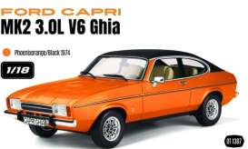 Ford  - Capri MK2 1974 oange/black - 1:18 - OttOmobile Miniatures - OT1387 - OT1387 | The Diecast Company