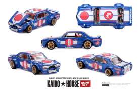 Nissan  - Skyline GT-R 1969 blue/red/white - 1:64 - Mini GT - KHMG287 - MGTKHMG287 | The Diecast Company