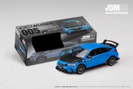 Honda  - Civic 2025 blue - 1:64 - Hobby Japan - HJDM005B-30 - HJDM005B-30 | The Diecast Company