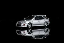 Subaru  - lmpreza Wagon WRX STi Version  silver - 1:64 - Motorhelix - M67103 - MH67103 | The Diecast Company