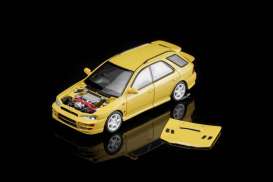Subaru  - lmpreza Wagon WRX STi Version  yellow - 1:64 - Motorhelix - M67104 - MH67104 | The Diecast Company
