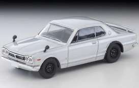 Nissan  - Skyline Hardtop 2000GT-R 1972 silver - 1:64 - Tomica Limited Vintage - TMT33650 - TLV-N-Ogikubo | The Diecast Company