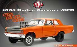 Dodge  - Coronet AWB 1965 orange - 1:18 - Acme Diecast - 1806514 - acme1806514 | The Diecast Company