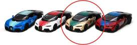 Bugatti  - Chiron Supersport gold - 1:38 - Kinsmart - KT5423WF - KT5423WFgl | The Diecast Company