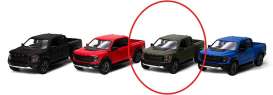 Ford  - F-150 Raptor 2022 matte green - 1:36 - Kinsmart - KT5436WM - KT5436WMg | The Diecast Company