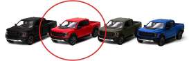 Ford  - F-150 Raptor 2022 matte red - 1:36 - Kinsmart - KT5436WM - KT5436WMr | The Diecast Company